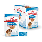Load image into Gallery viewer, Royal Canin Puppy Medium dog food packaging on a white background
