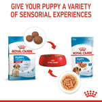 Load image into Gallery viewer, Royal Canin puppy food packaging with text on a white background
