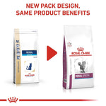 Load image into Gallery viewer, Two packages of Royal Canin Renal Special cat food with a red play button graphic.
