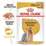 Load image into Gallery viewer, Royal Canin Yorkshire Terrier wet dog food package on a white background
