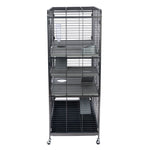 Load image into Gallery viewer, Pet cage with multiple levels on a white background
