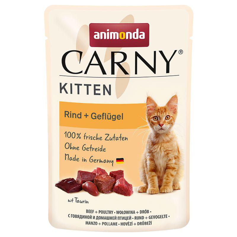 animonda Carny Kitten Pouch 12 x 85g