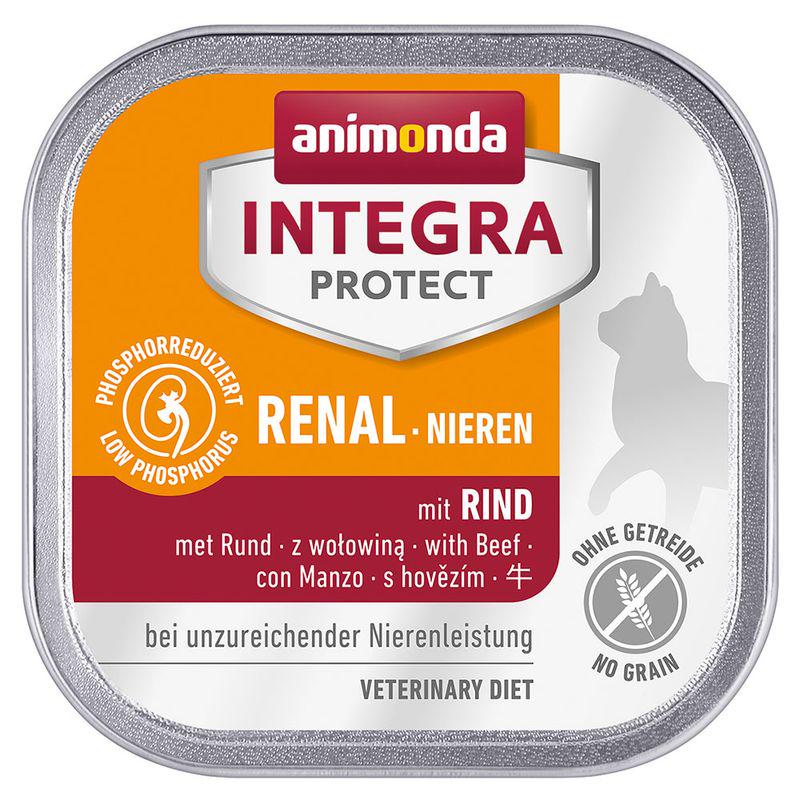 Front of Animonda Integra Protect Renal cat food tray