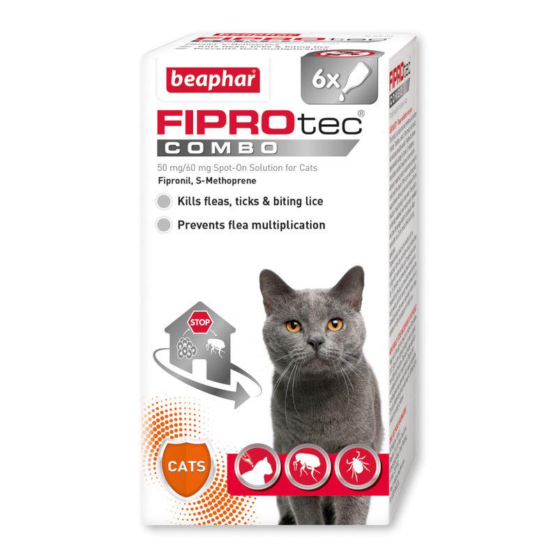 beaphar FIPROtec® COMBO Flea and Tick Spot-On for Cats