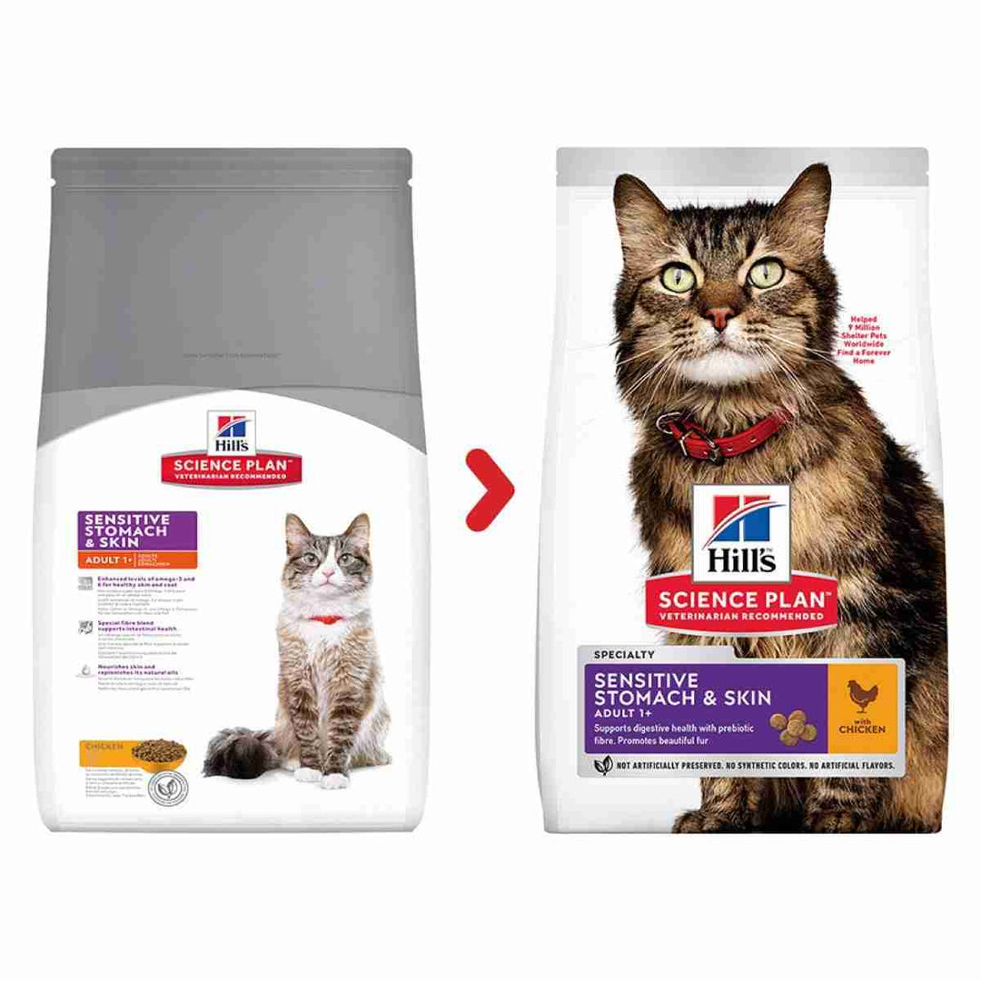 Chicken kibble for adult cats