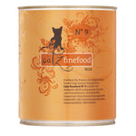 Load image into Gallery viewer, Close-up of catz finefood can label with ingredients


