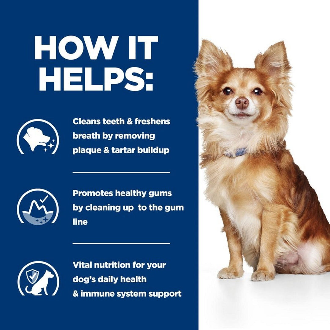 Teeth cleaning dog food
