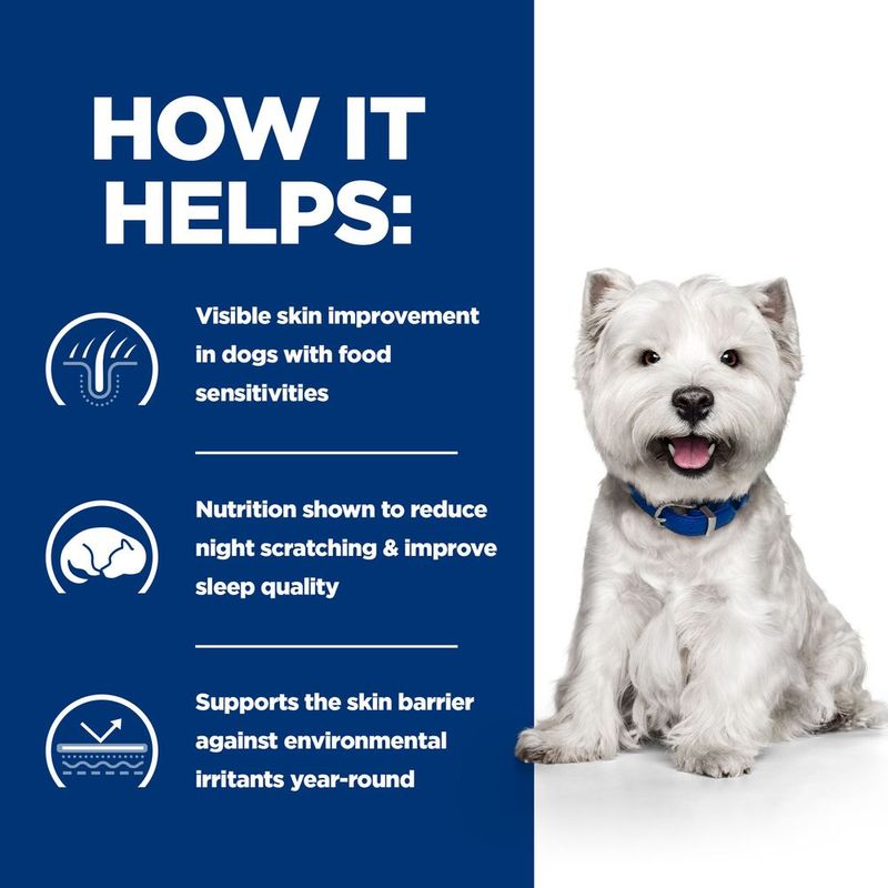 Hill's Mini dry dog food for allergies