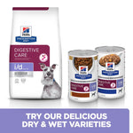 Load image into Gallery viewer, Hills Prescription Diet Digestive Care pet food products on a white background
