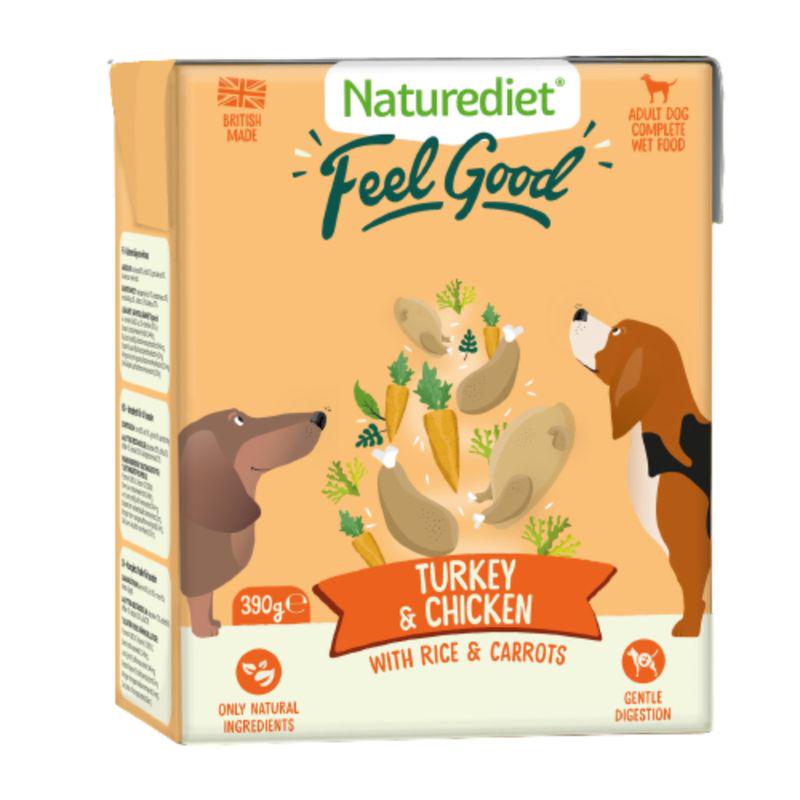 Turkey and chicken wet dog food