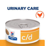 Load image into Gallery viewer, Wet cat food from Hill&#39;s c/d tin in bowl
