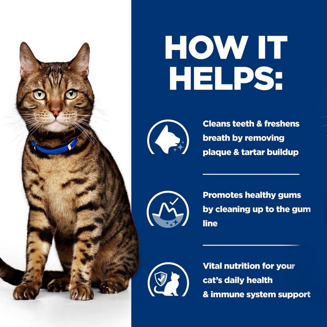 Dental care cat kibble
