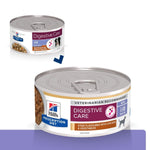 Load image into Gallery viewer, Two cans of Hills Prescription Diet Digestive Care dog food on a white background

