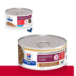 Load image into Gallery viewer, Two cans of Hills Prescription Diet i/d Digestive Care dog food on a white background.
