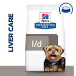 Load image into Gallery viewer, Hills Prescription Diet Liver Care I/d dog food package with a small dog on the label.
