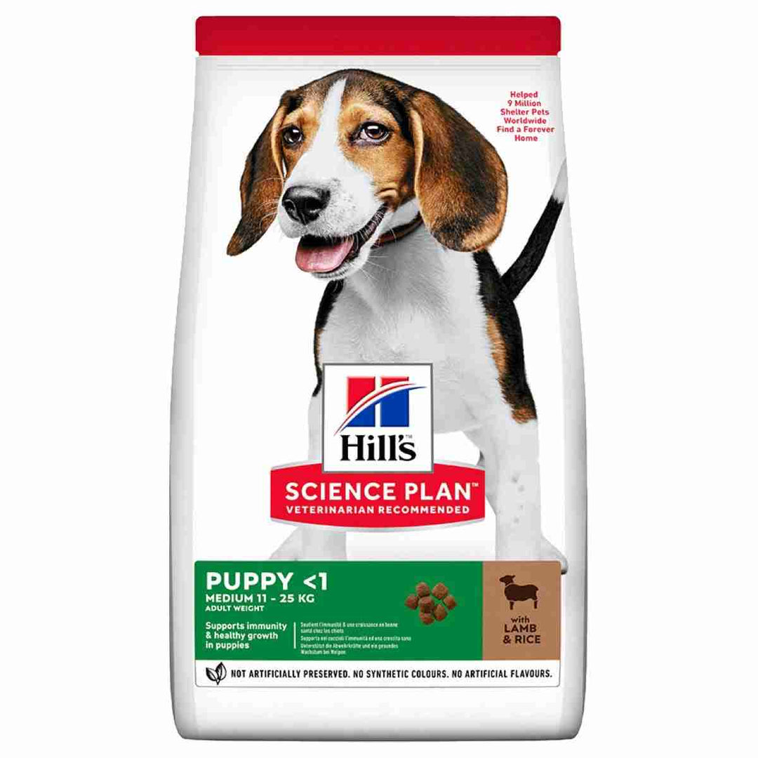 Dry lamb food for puppies