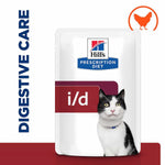Load image into Gallery viewer, Hills Prescription Diet i/d cat food package with a cat on a white background
