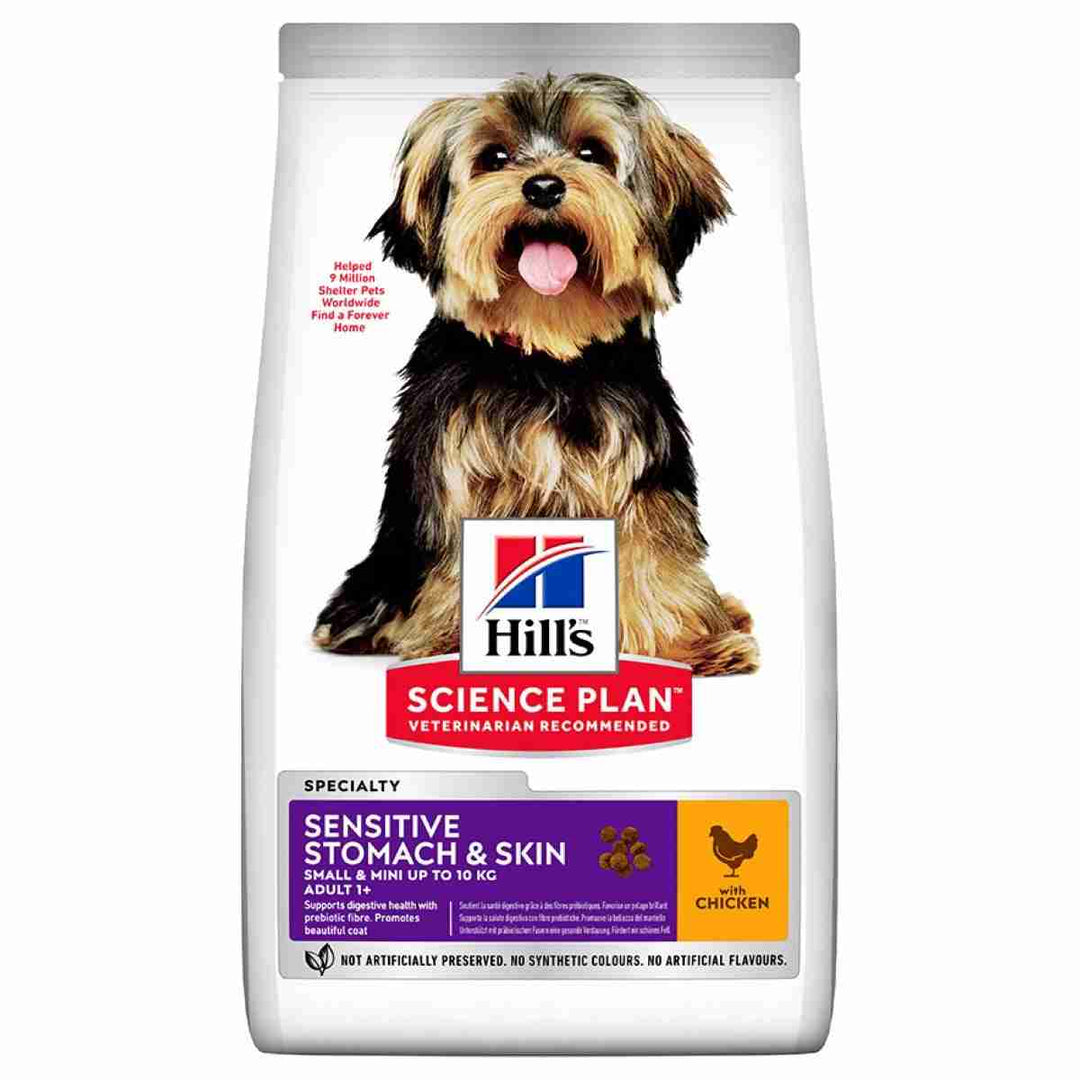 Mini dog chicken kibble