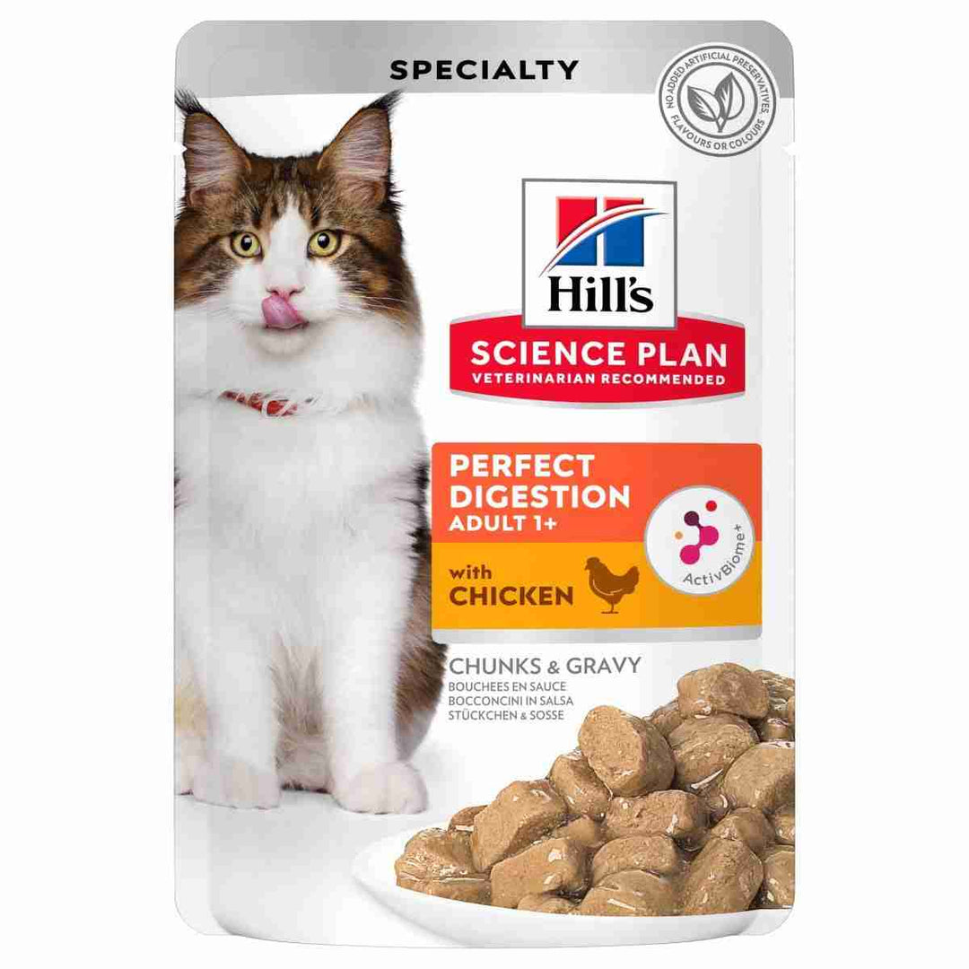 Adult cat food for gut health