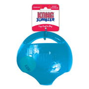 Blue KONG Jumbler toy with packaging on a white background