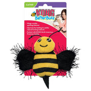KONG Better Buzz bee-shaped cat toy with packaging on a white background