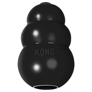 Black KONG dog toy on a white background Alifant