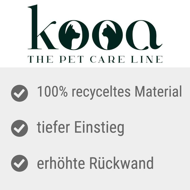 kooa Cat Litter Tray - 100% recycled Plastic