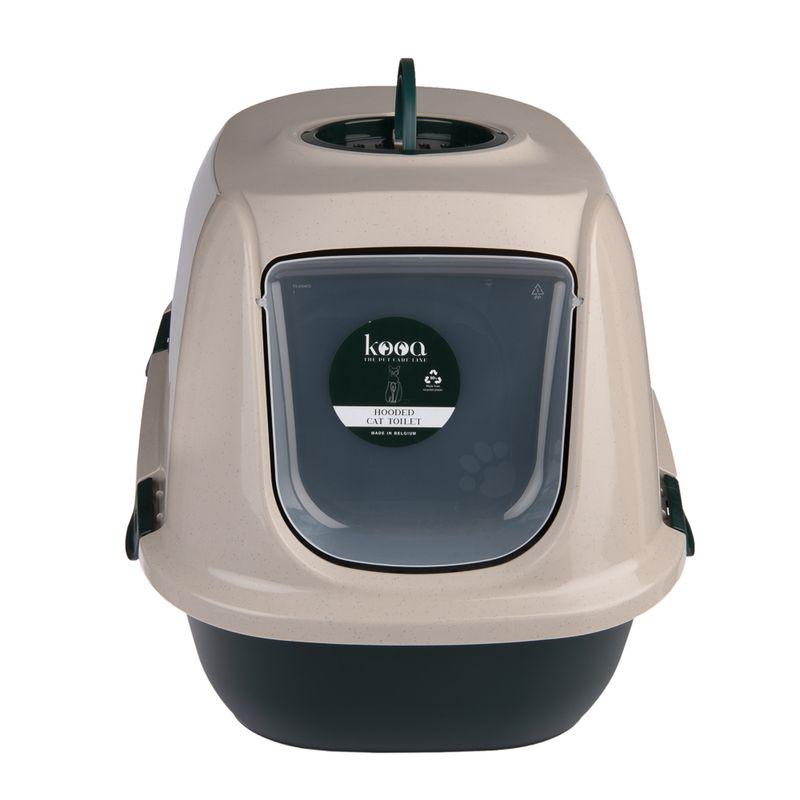 kooa Covered Cat Litter Tray - 90% recycled Plastic