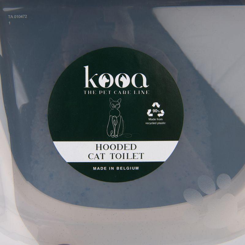 kooa Covered Cat Litter Tray - 90% recycled Plastic