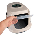 Load image into Gallery viewer, kooa Covered Cat Litter Tray - 90% recycled Plastic
