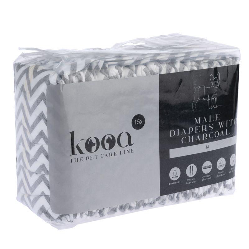 kooa Male Nappies with Charcoal