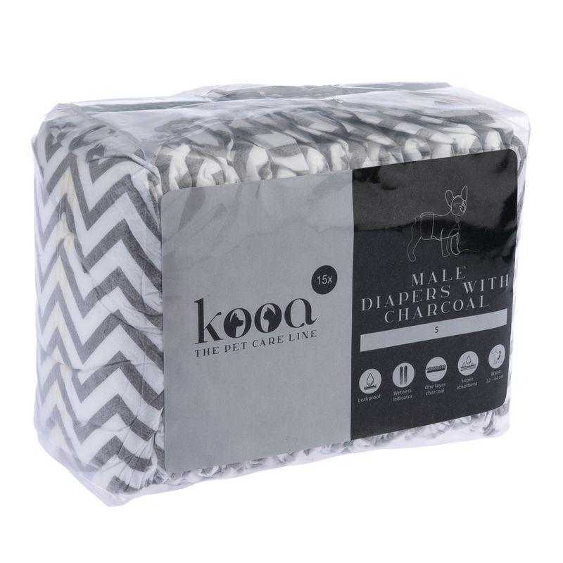 kooa Male Nappies with Charcoal