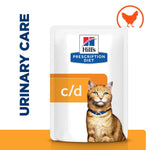 Load image into Gallery viewer, Hills Prescription Diet c/d urinary care cat food package with a cat on the label.
