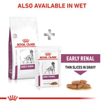 Load image into Gallery viewer, Royal Canin Early Renal dog food packaging with text indicating availability in wet form.
