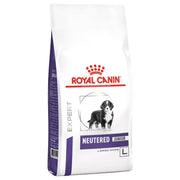 Royal Canin Neutered Junior large dogs food packaging on a white background