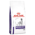 Load image into Gallery viewer, Royal Canin dog food package for neutered adult medium dogs on a white background
