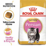 Load image into Gallery viewer, Royal Canin Persian kitten food packaging with text about breed nutrition.
