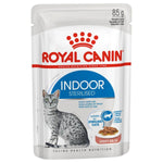 Load image into Gallery viewer, Royal Canin Indoor Sterilised cat food pouch on a white background
