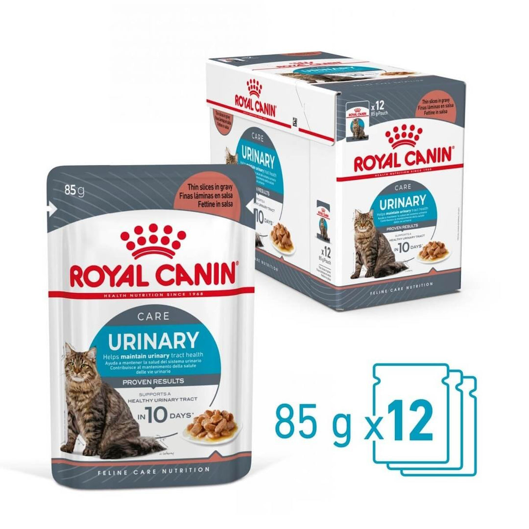 Royal Canin Urinary Care cat food packaging on a white background