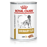 Royal Canin Veterinary Diet Urinary S/O can for dogs on a white background