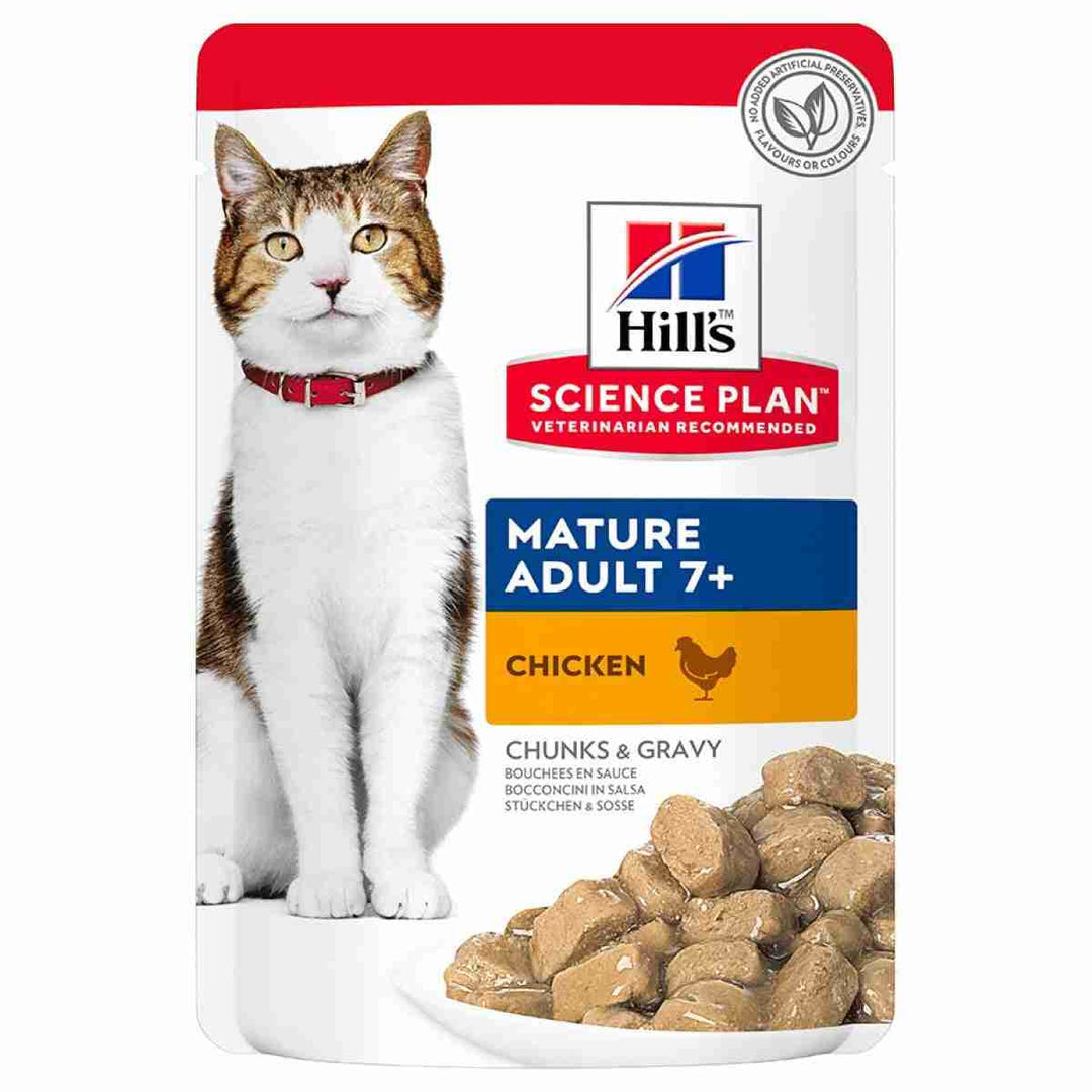 Senior cat wet food 7+