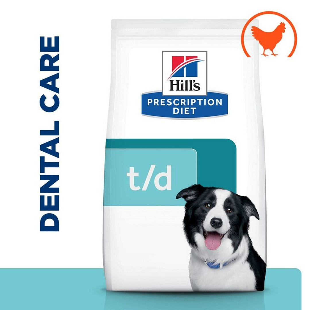 Dental care dog kibble