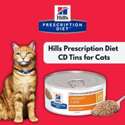 Hill's CD canned cat food multipack urinary care formula