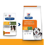 Load image into Gallery viewer, Two packages of Hills Prescription Diet dog food on a white background
