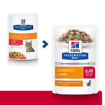 Load image into Gallery viewer, Two packages of Hills Prescription Diet Urinary Care cat food on a white background
