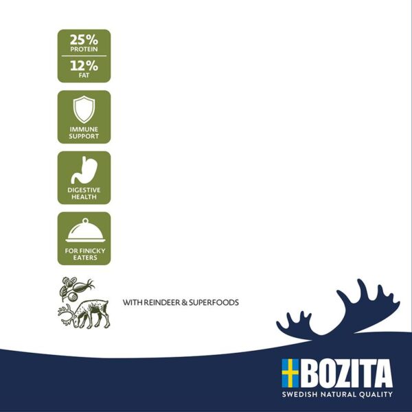 Bozita Original Adult Flavour Plus with Reindeer - Wheat-Free-Alifant Food Supplier