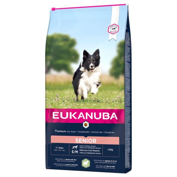 Eukanuba Senior Small & Medium Breed - Lamb & Rice-Alifant Food Supplier