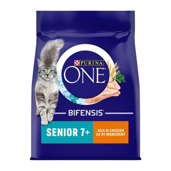 PURINA ONE Senior 7+ Chicken & Whole Grains Dry Cat Food-Alifant Food Supply