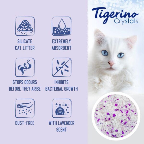 Tigerino Crystals Cat Litter - Lavender Scent-Alifant Food Supplier
