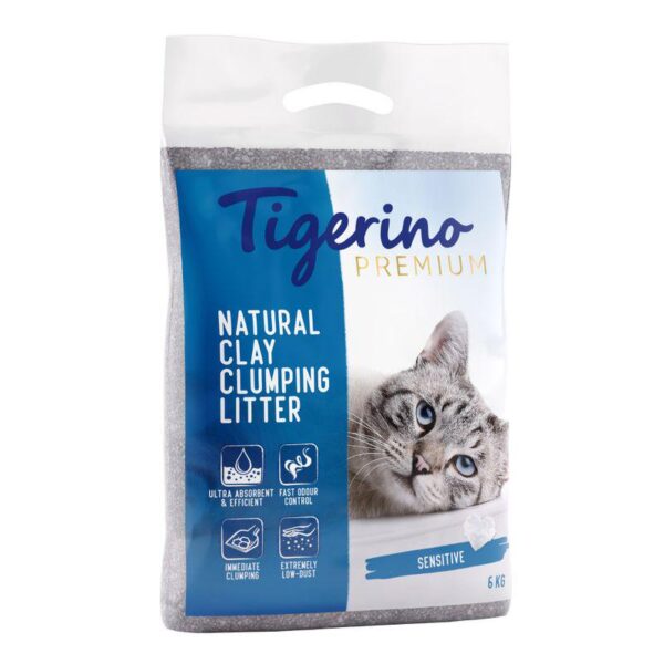 Tigerino Premium Cat Litter – Sensitive (Unscented)-Alifant Food Supply